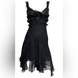 Rare vintage Dolce & Gabbana silk slip dress size 42